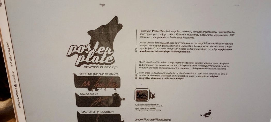 Plakat na blasze Parowóz Ok22