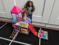 BARBIE plac zabaw + 2 lalki