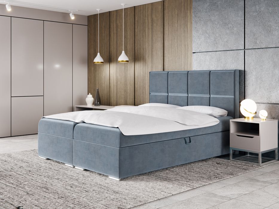 Łóżko kontynentalne Materac sypialniane szybki czas realizacji