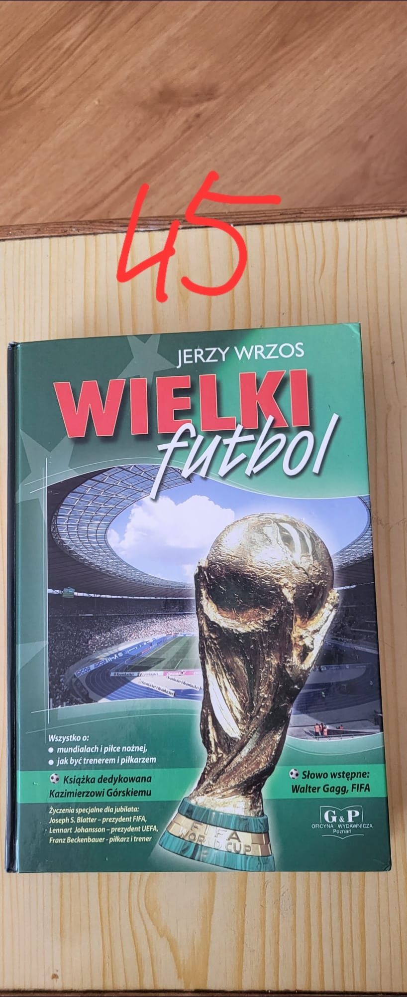Książka Wielki futbol Jerzy Wrzos
