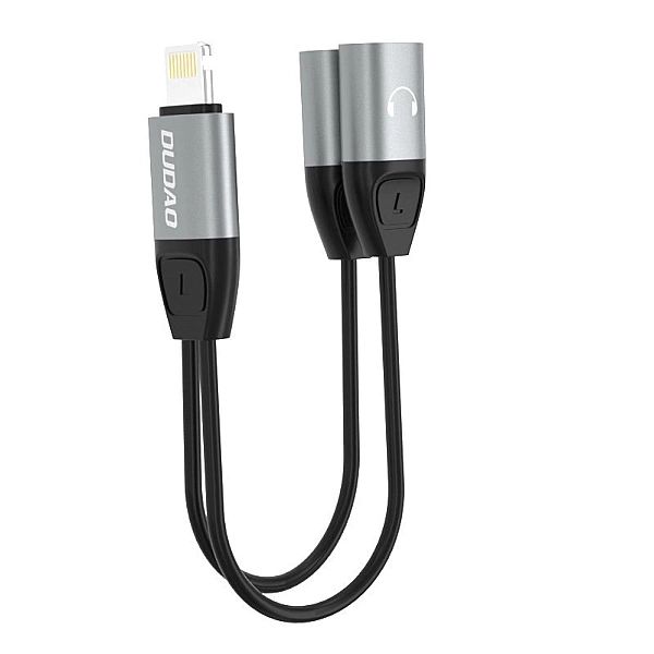 Adapter słuchawkowy przejściówka ze złącza Lightning na 2x Lightning d