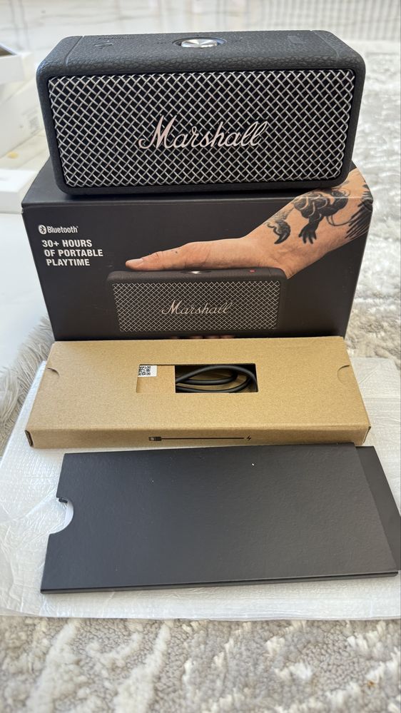 Портативна колонка Marshall Emberton II Black and Brass