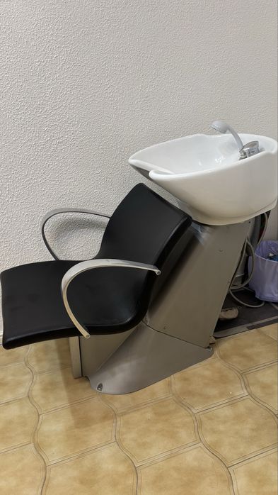 Rampa de lavagem de cabeleireiro