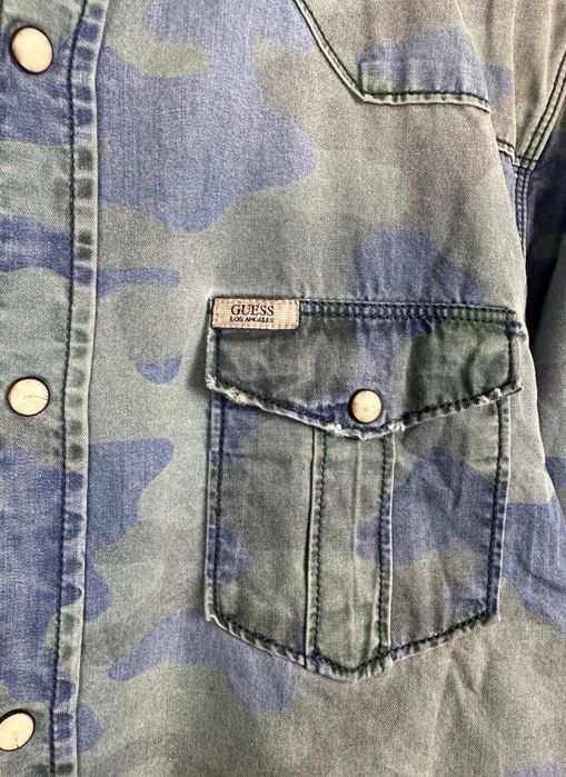 Koszula męska GUESS moro retro slim r. L