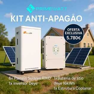Instalações Fotovoltaicas com Armazenamento/Bateria 16kW
