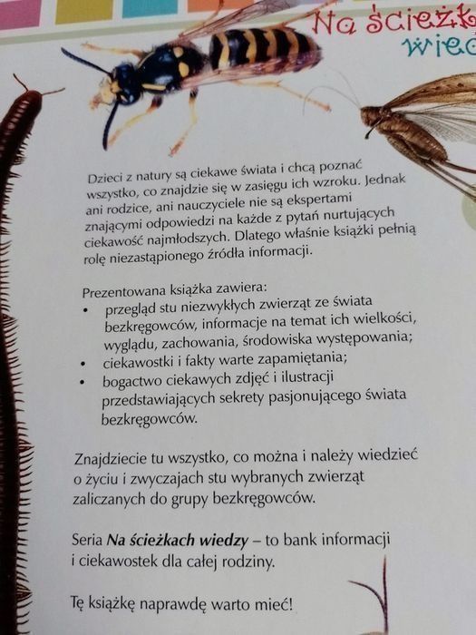 Encyklopedia 100 bezkręgowców Na ścieżkach wiedzy