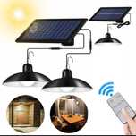 Lâmpada solar com 2 casquilhos