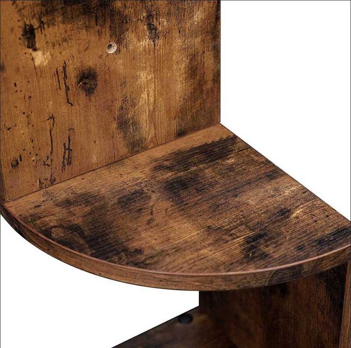 NOWA Półka Narożna Wisząca Na Książki Loft Regał Szafka Ścienna Róg