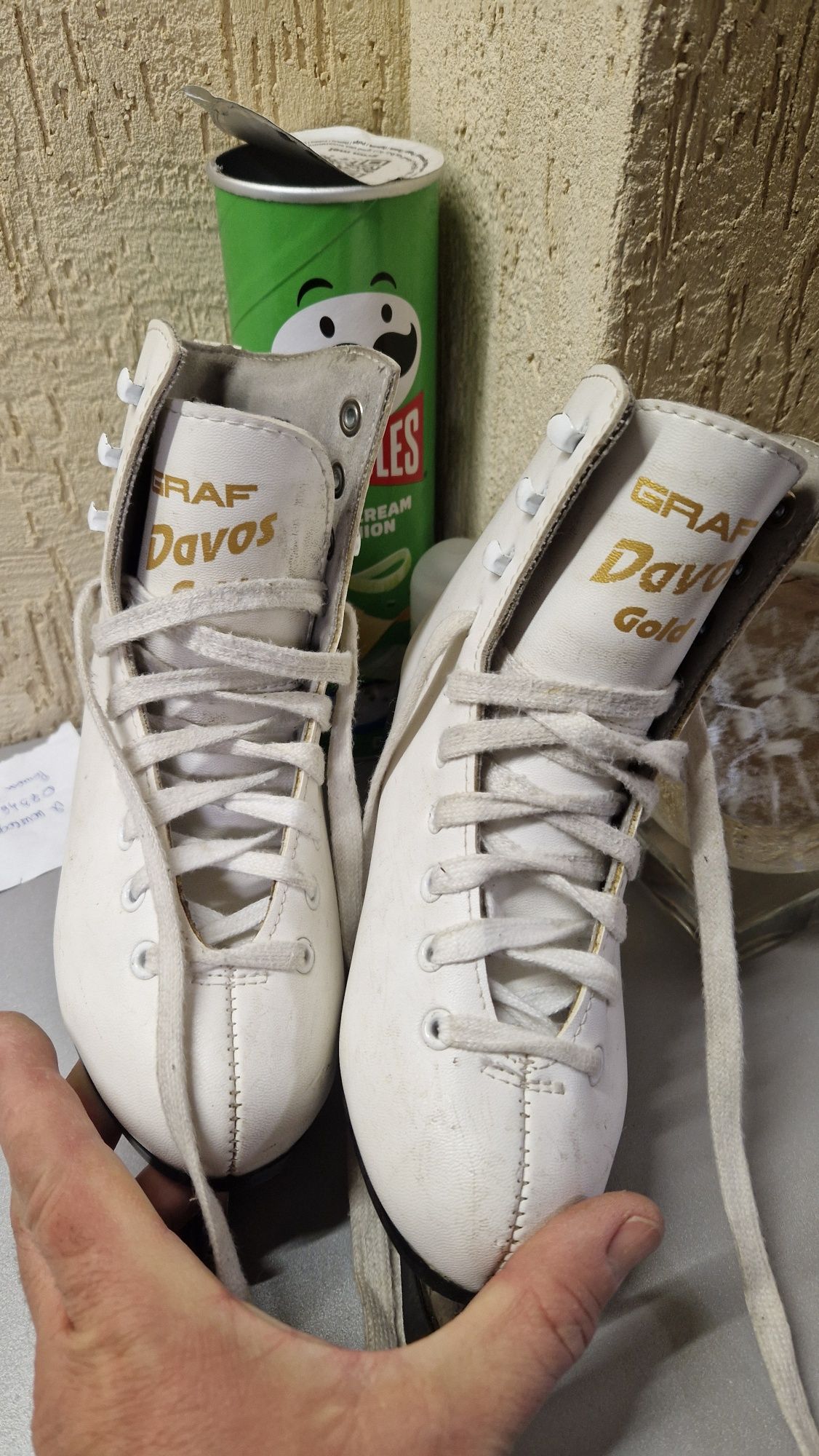 Коньки детские Graf Davos Gold (размер 32)