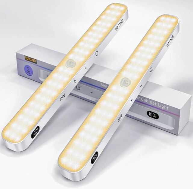 Лампи LED з датчиком руху WILLED WUS-014 Комплект 2 шт 1300 mAh Біле