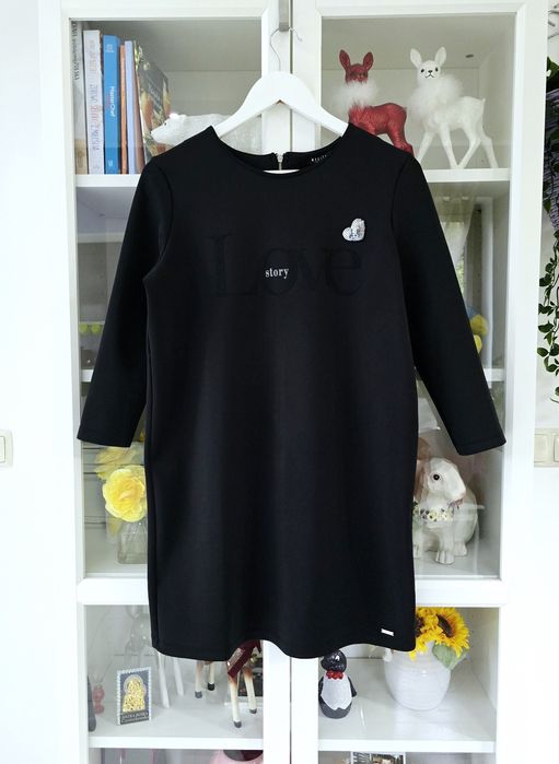 Czarna luźna sukienka Mohito roz. S