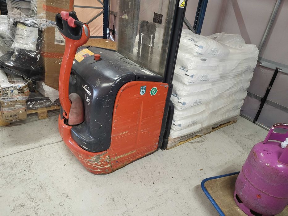 Wózek elektryczny widłowy paletowy Linde L16