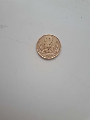 Moneta 2 zł z 1976 r. bez znaku menniczego