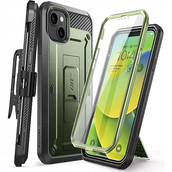 Etui Supcase Unicorn Beetle Pro na iPhone 14 Plus - zielone