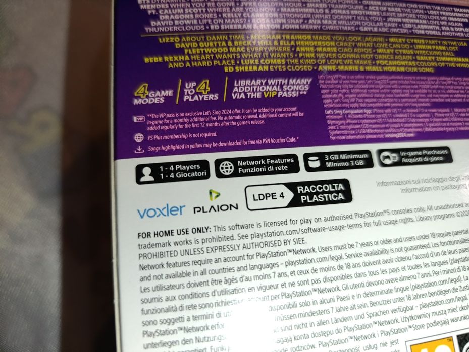 Let's Sing 2024 PS5 stan idealny sklep możliwa zamiana