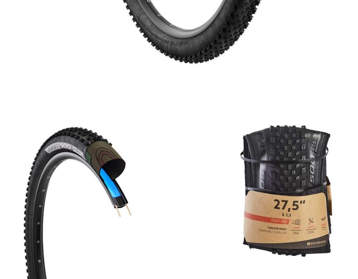 PNEUS BICICLETA BTT CROSS ROCKRIDER 27,5” x 2,3”