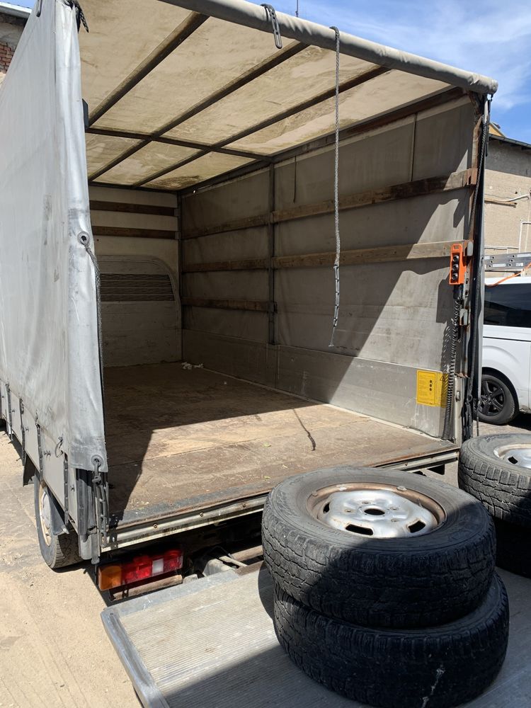 Ford Transit 2.4 350EF, plandeka z windą