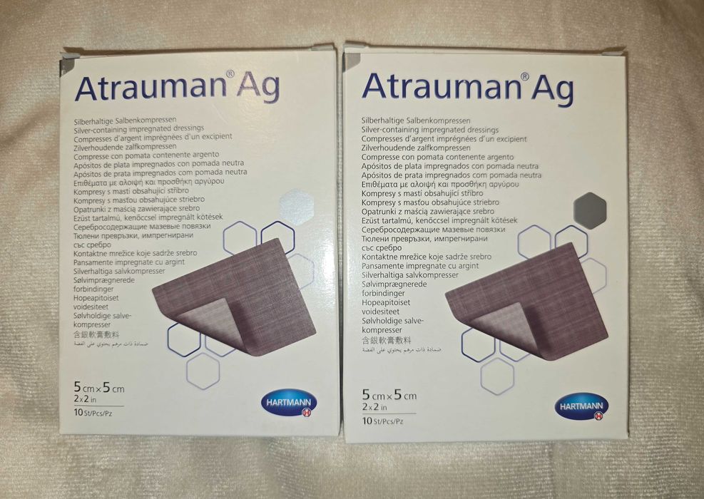 Atrauman Ag Opatrunki ze srebrem 5x5cm, 20szt.