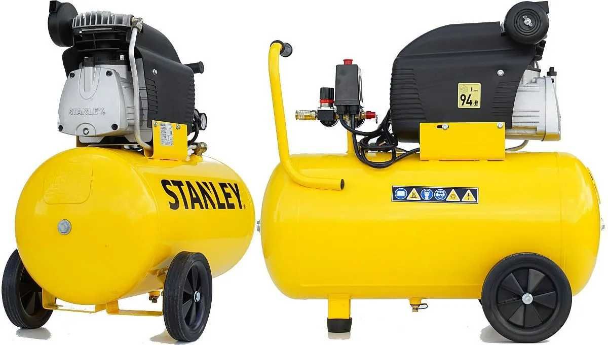 Компрессор Stanley ресивер 24 л воздушный / компресор масляный