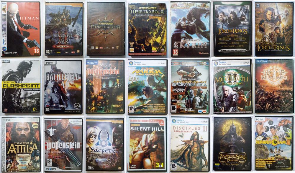 Редкие диски на PC из личной коллекции