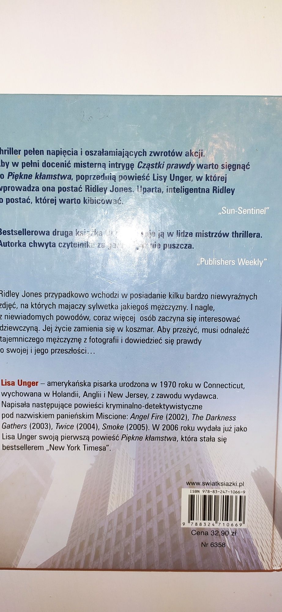 Piękne kłamstwa, Cząstka prawdy Lisa Unger