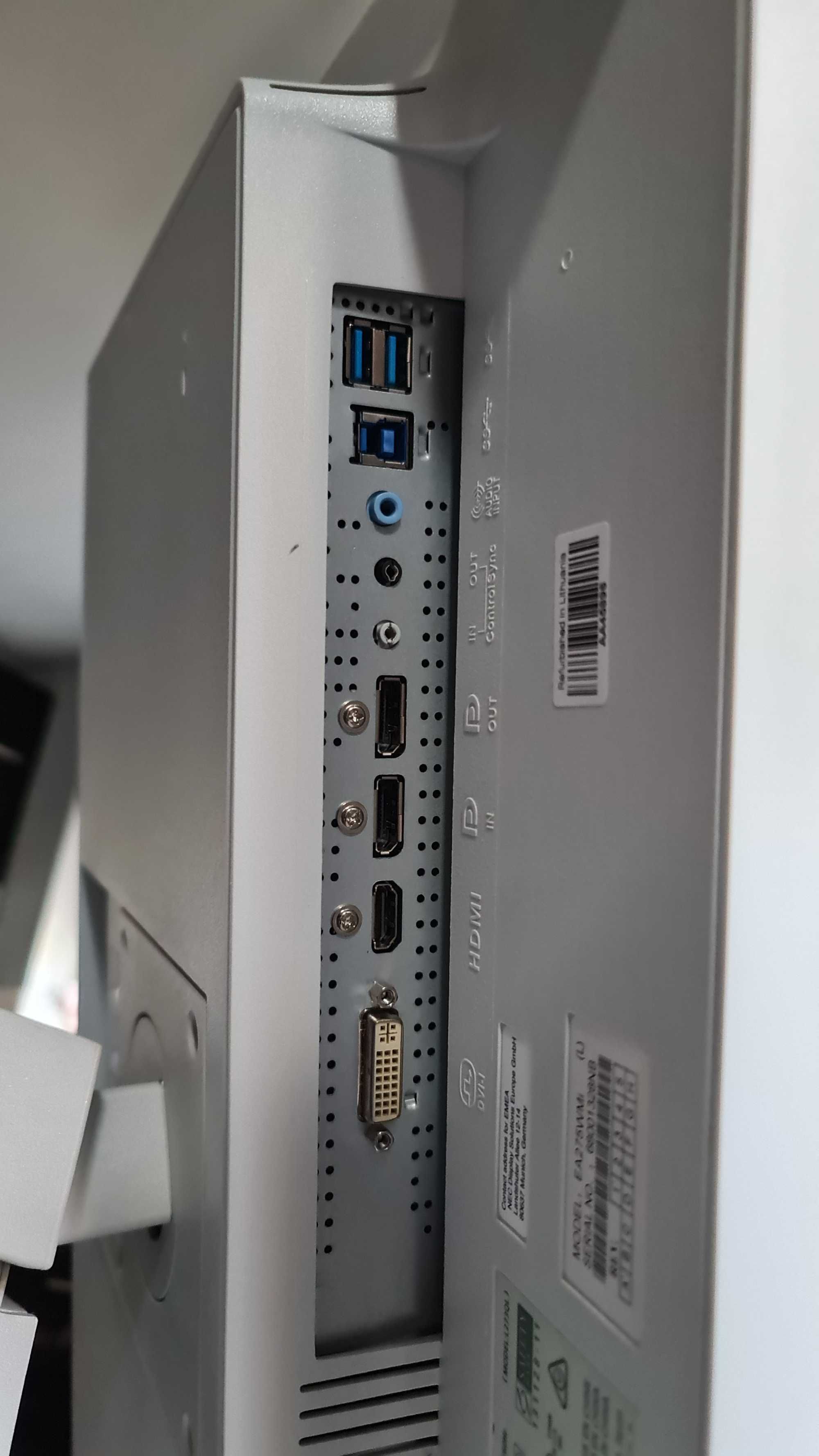Monitor NEC multisync EA 275WMi