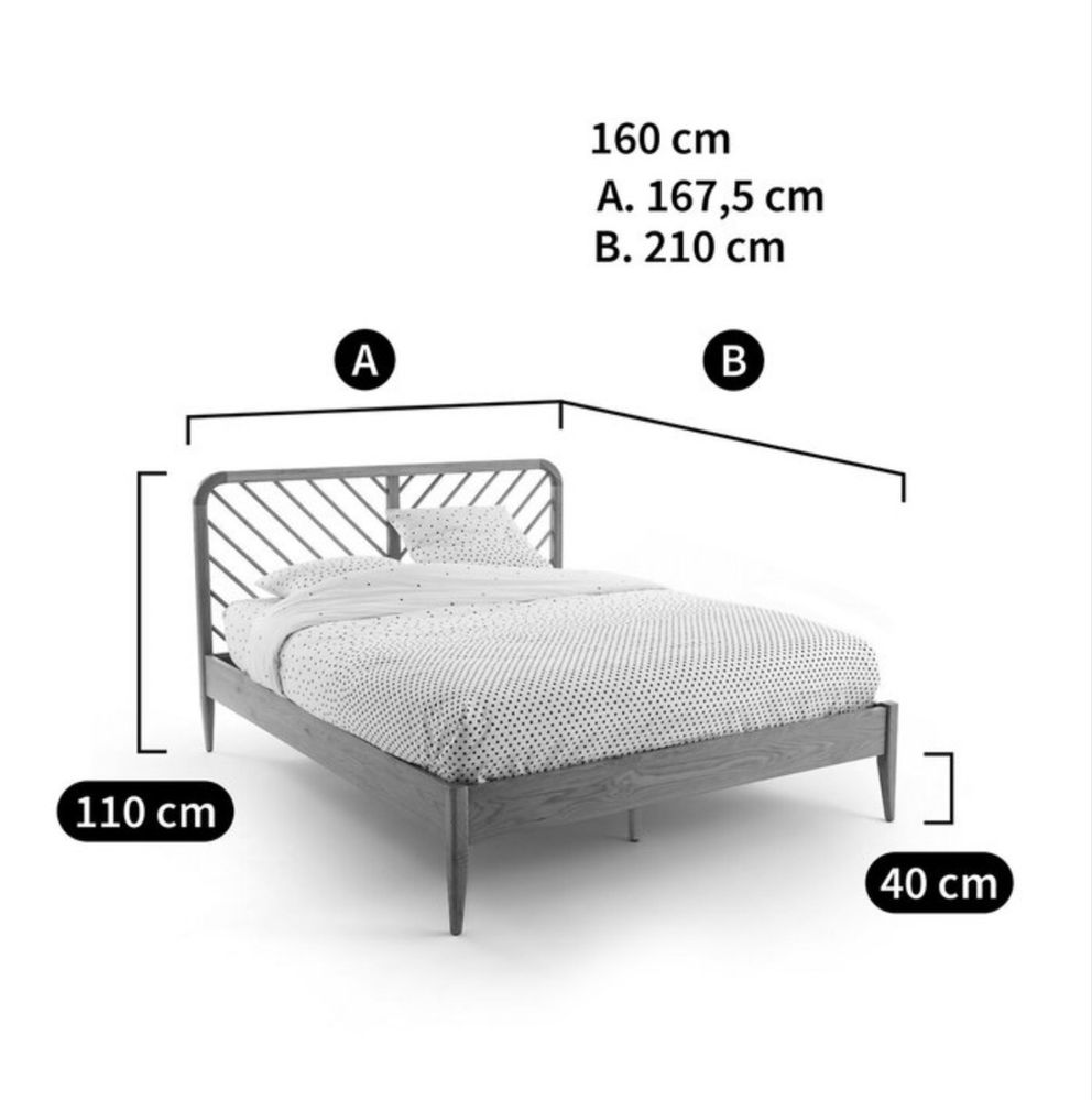 Cama La Redoute Anda 160 x 200 cm