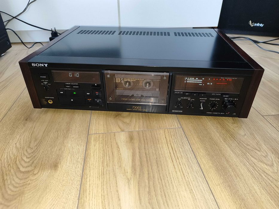 Magnetofon Sony TC-K 730 ES , zadbany stan ,drewniane boczki.