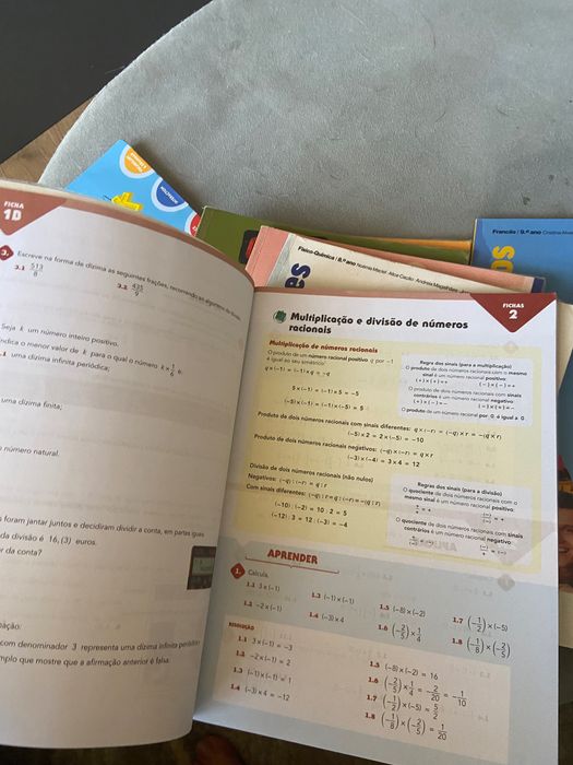 Livro de atividades 8 ano - 6€
