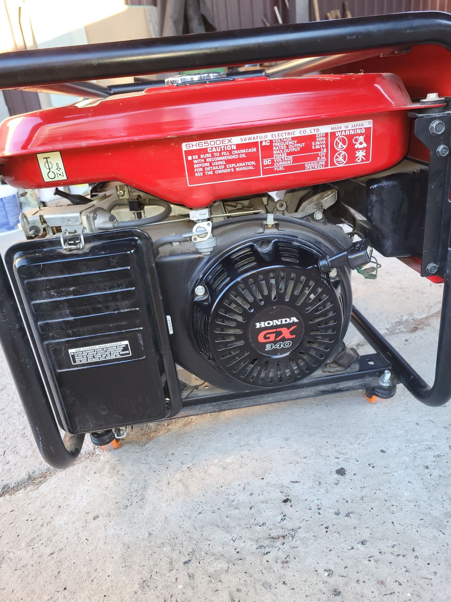 Генератор Honda  Elemax  6500