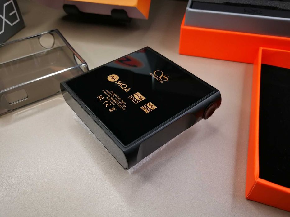 Shanling M1 S Preto + Sony MDR-XB75AP + capa silicone