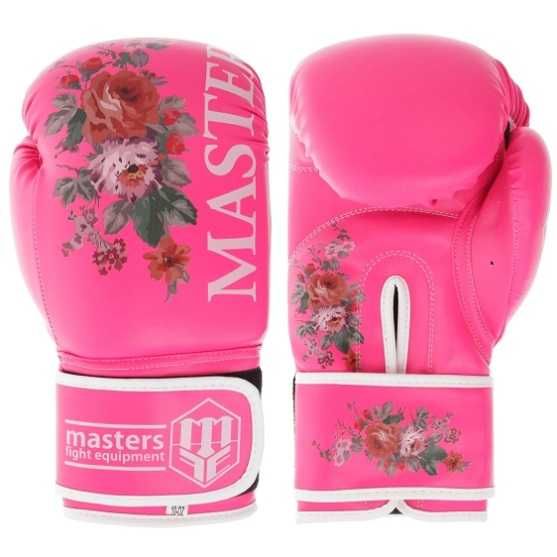 masters RĘKAWICE DLA DZIECI BOKSERSKIE kickboxing muay thai flower