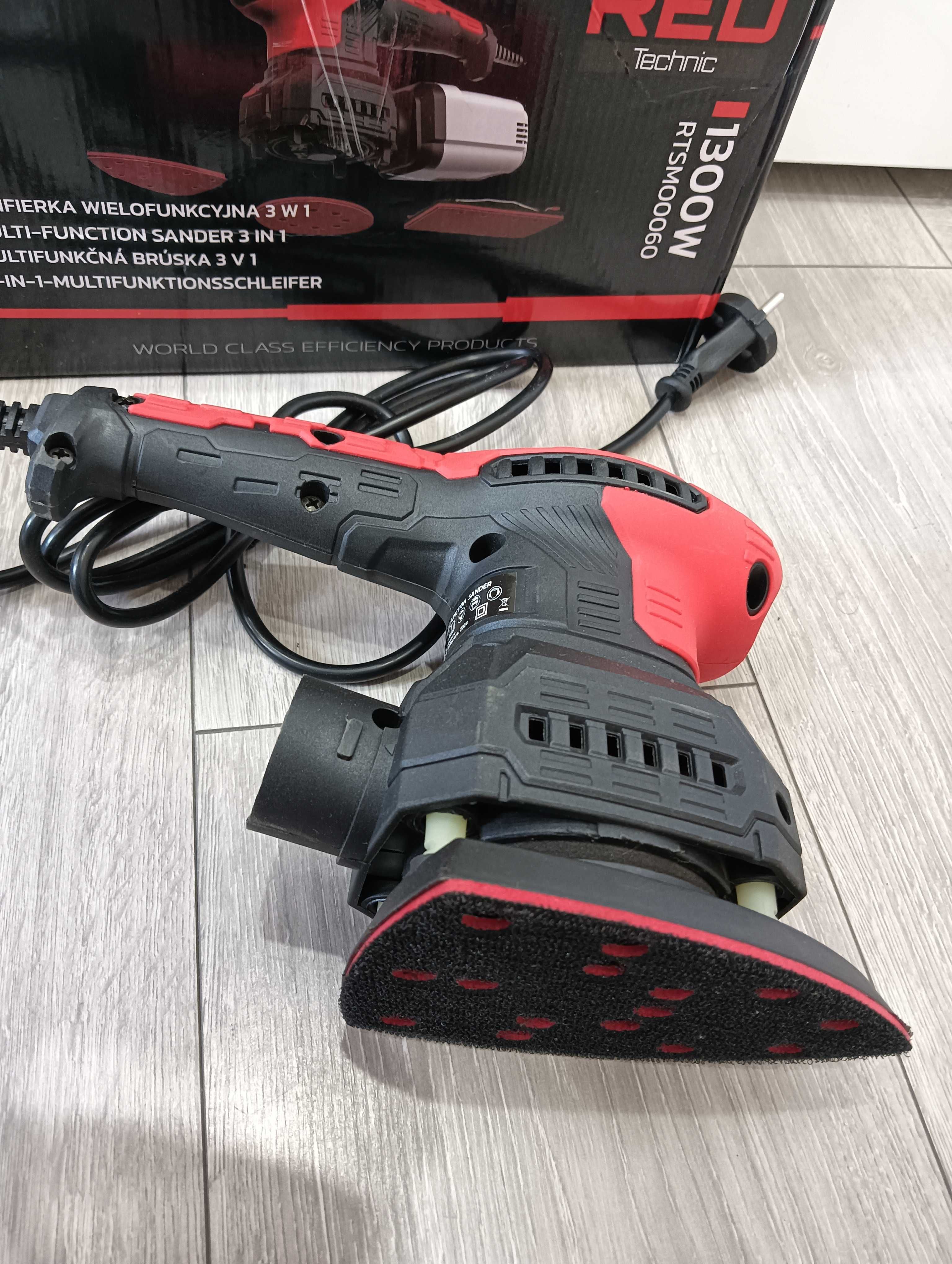 Szlifierka mimośrodowa sieciowe RED TECHNIC 1300 W 230 V