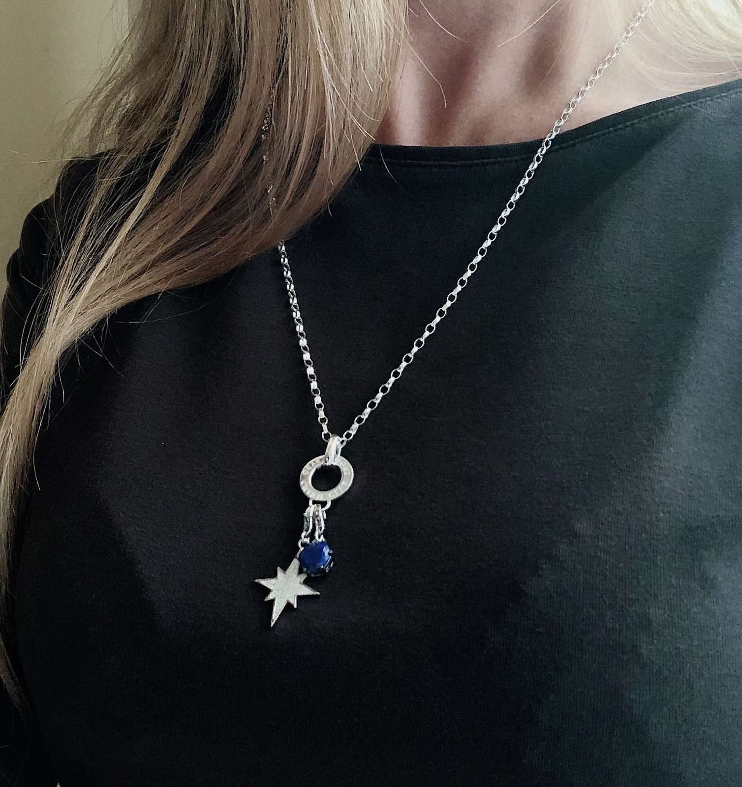Срібна підвіска Зірка Thomas Sabo