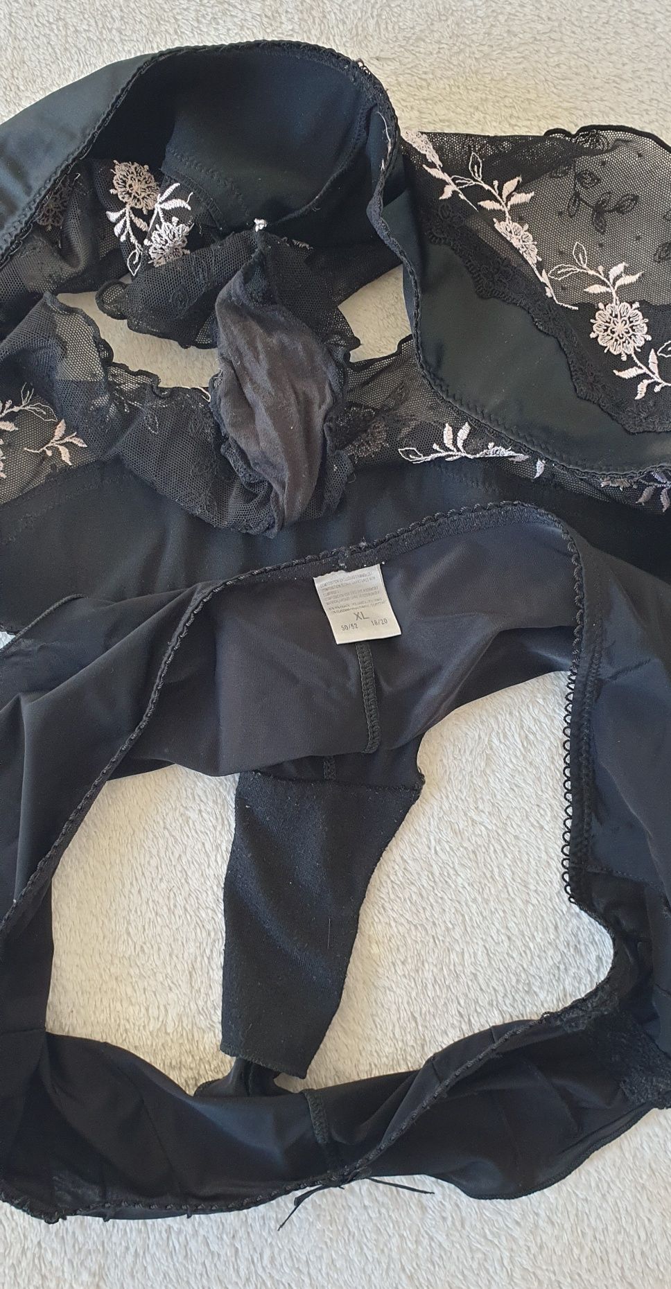 Majtki Damskie Czarne XL