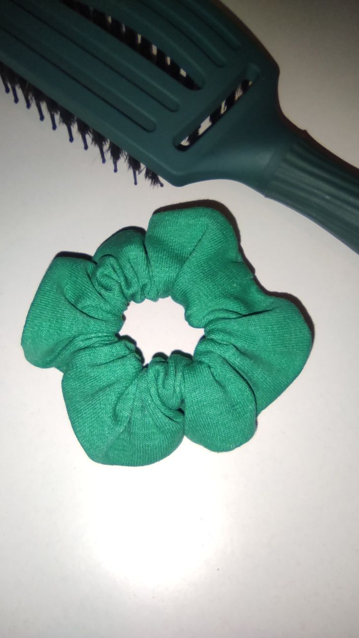 Gumka do włosów, frotka scrunchie handmade zero waste