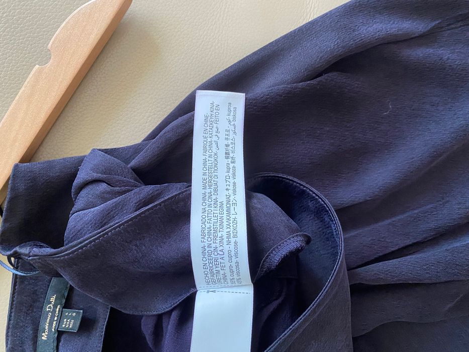 Spódnica cupro  massimo Dutti 42