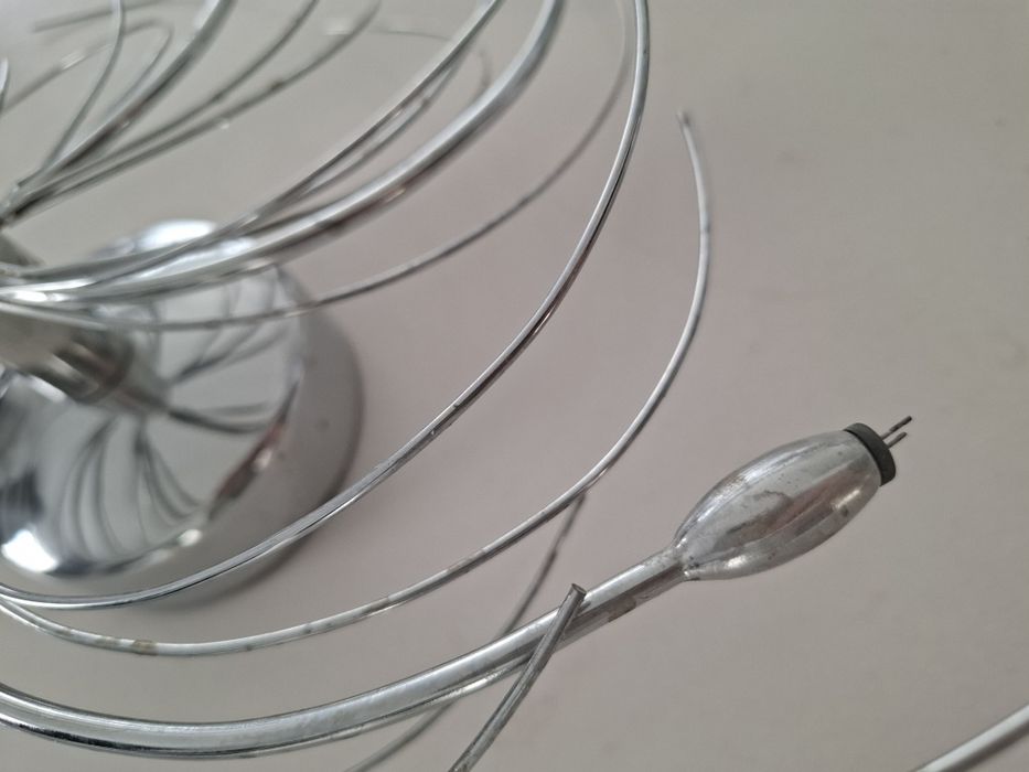 Żyrandol srebrny chrom