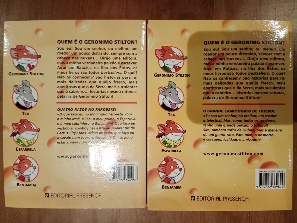 Livros Geronimo Stilton