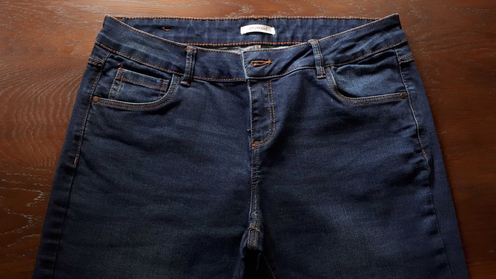 Spodnie damskie - M/L, rurki, biodrówki, Promod