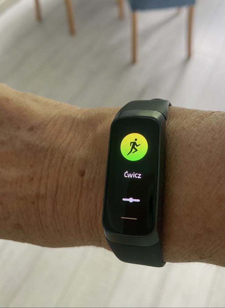 Smartband Amoled, polskie menu