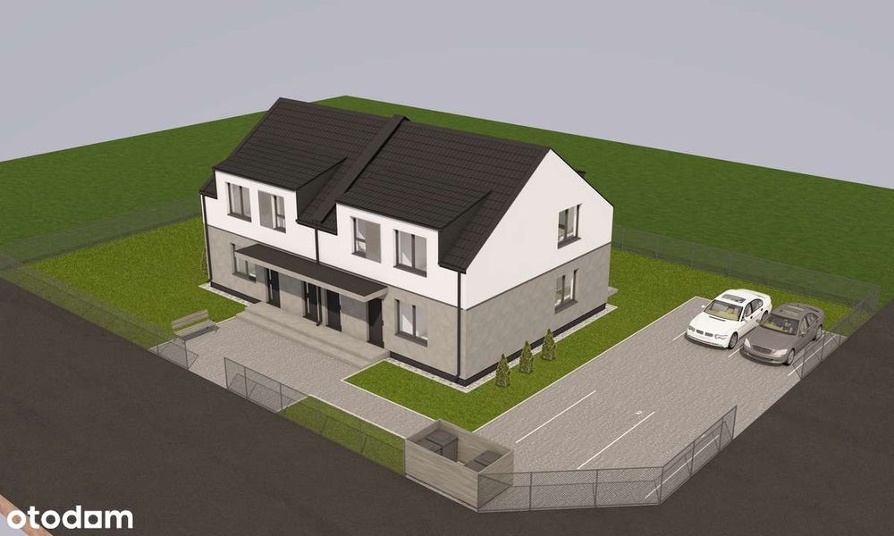 Mieszkanie w budynku w zabudowie bliźniaczej z miejscem parkingowym