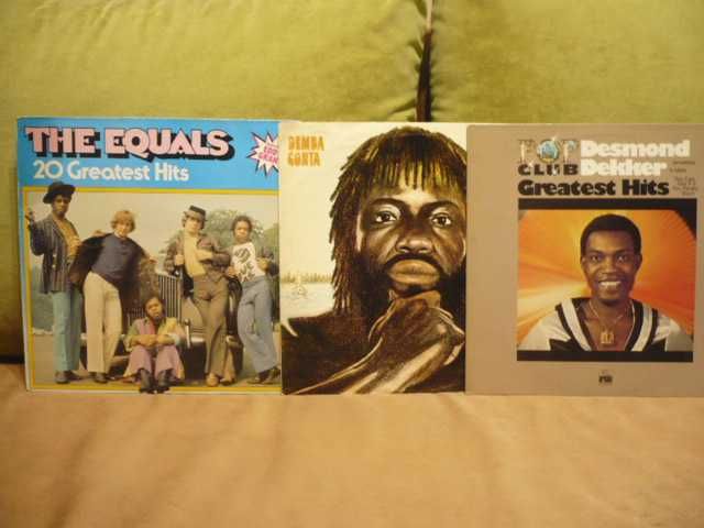 Wyprzedaż  LP z muzyką reggae Demba Conta/The Equals/D.Dekker/Tosh.