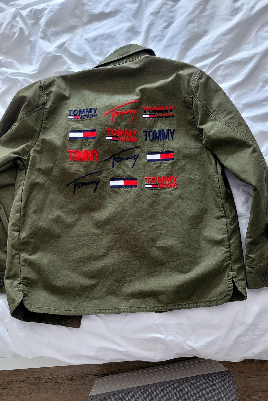 Tommy Jeans Koszula/Kurtka militarny styl XL