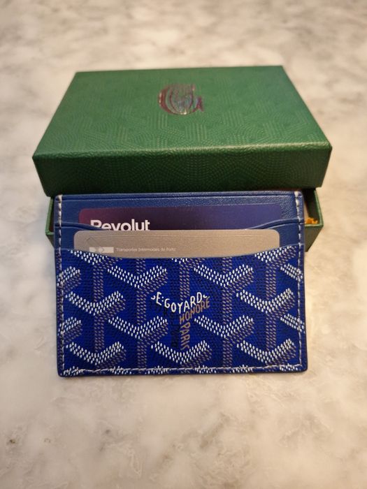 Goyard Card Holder Azul