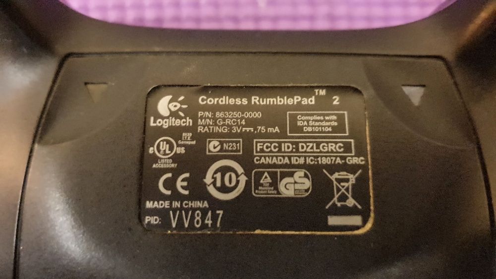 Pady 2x Logitech RumblePad 2