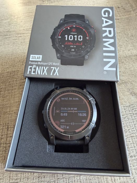 Zegarek Garmin Fenix 7x Solar IDEALNY !!!