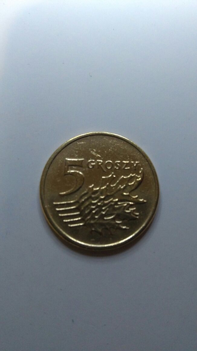 Moneta 5 groszowa