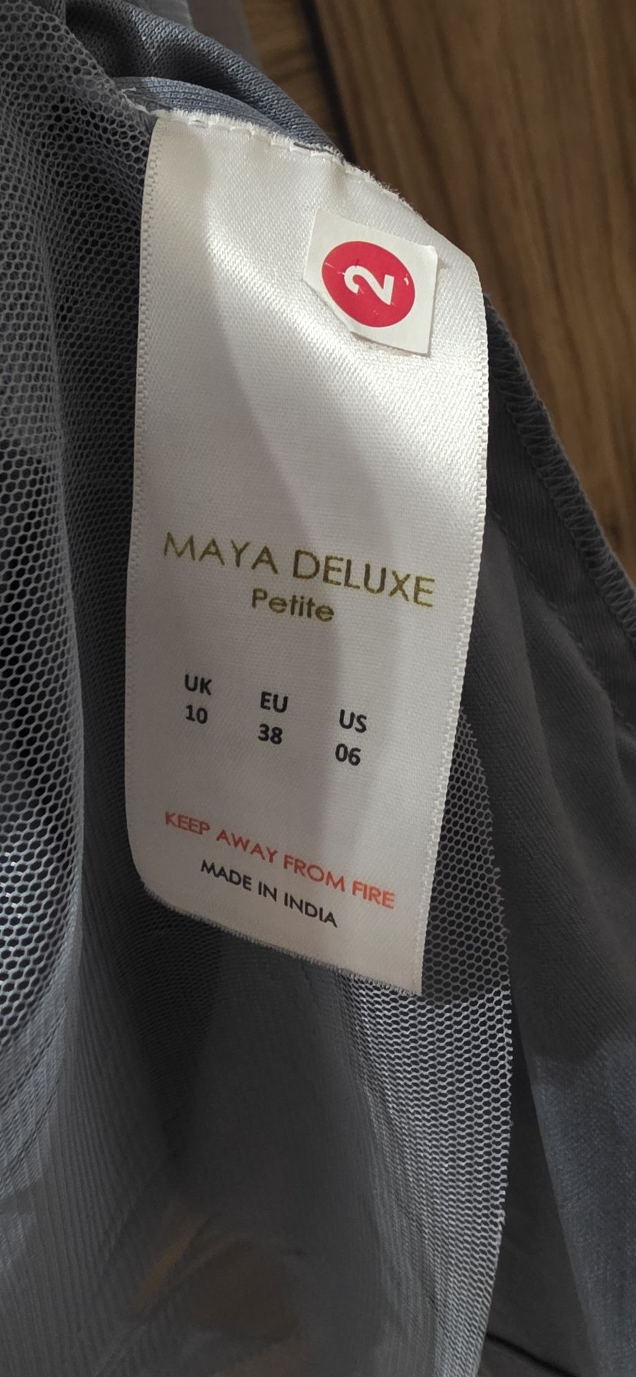 Długa suknia sukienka Maya Deluxe Petite 38 M na wesele, wieczorowa