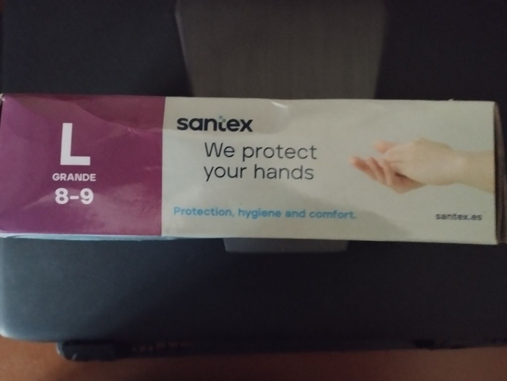 Luvas de nitrilo caixa 100 unidades